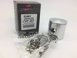 Vertex Piston Kit KTM SX 65 Pin & Clips 1997-2008 Size A/B 44.96mm 2481AB - Picture 1 of 4