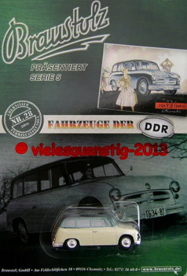 Braustolz Brauerei Nr.94 – Trabant 500 DDR Pkw Modell, Sammlerstück