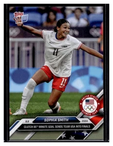 2024 Topps Now Olympics #18 Sophia Smith Base Card (Qty) - Picture 1 of 2