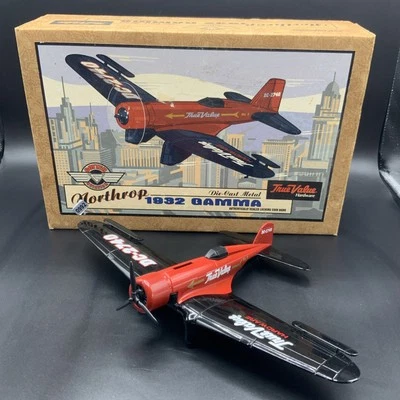 Die-Cast ERTL Northrop 1932 Gamma True Value Hardware Coin Bank Plane - Image 1 of 4