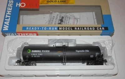 Walthers Gold Line HO Scale Cargill 7103 UTLX Funnel Flow Tank #932-7268 NIB - Image 1 of 2