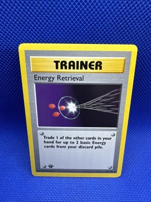 1999 POKEMON Energy Retrieval 85/102 First Edition SHADOWLESS Base NM mint - Image 1 of 4