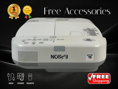 Epson PowerLite 580 3LCD Projector 3200 Lumens iProjection App + 1 Year Warranty - Image 1 of 4