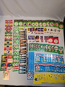 Huge Lot  150+ Vintage Fleer Baseball Team Card Stickers - Picture 1 of 12