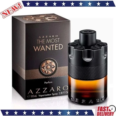 Azzaro The Most Wanted 3,38 oz./ 100 ml. PARFUM EDP Spray Para Hombre Nuevo Caja Sellada Foto 1 de 4
