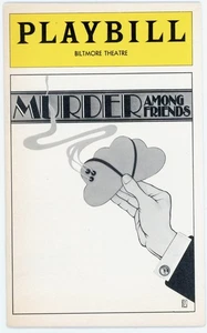 MURDER AMONG FRIENDS  1975 Broadway FLOP Playbill • Jack Cassidy • Janet Leigh - Bild 1 von 2