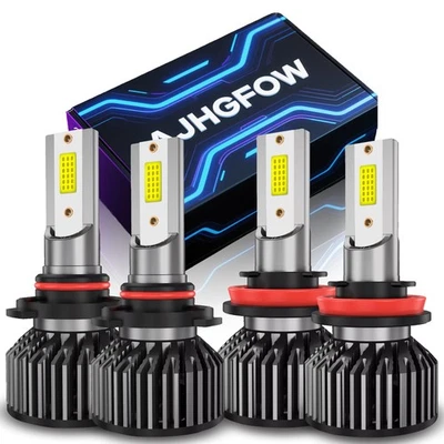 For 2016 2017 2018 Dodge RAM 1500 2500 3500 9005 H11 LED Headlight Bulbs Bright - Image 1 of 4