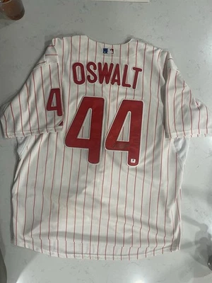 Camiseta deportiva firmada por Roy Oswalt auténtica majestuosa talla 50 Foto 1 de 4