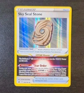 Pokémon Card TCG Sky Seal Stone Crown Zenith 143/159 Holo Holo Rare - Picture 1 of 2