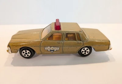 Vintage 1980 ERTL Smokey & The Bandit Sheriff Police Car Pontiac Bonneville Gold - Image 1 of 4