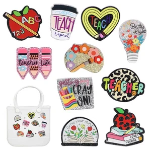 Everfunny 10 Pcs Charms for Bogg Bags Acrylic Teacher Charms Accessories suit... - Picture 1 of 7