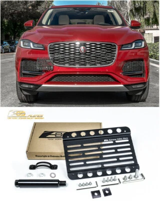 Пластина EOS для 17-Up Jaguar F-Pace передний бампер буксировочный крюк кронштейн для крепления лицензии - Изображение 1 из 4