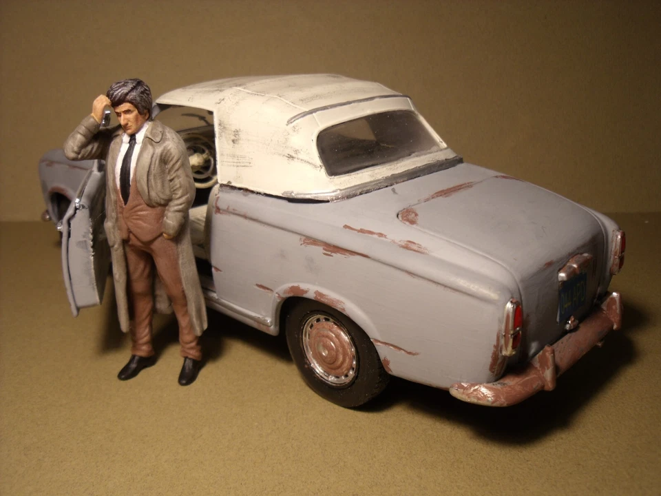 1/18 FIGURE  COLUMBO PETER FALK  VROOM  PAINTED  SOLIDO  WELLY  NOREV MINICHAMPS - Image 1 of 4