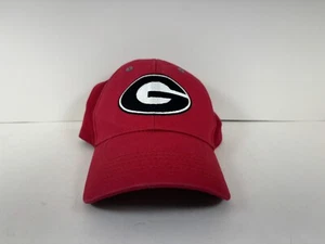 Georgia Bulldogs Cap Red Adjustable Captivating Headwear Hat Unisex Adult - Picture 1 of 3