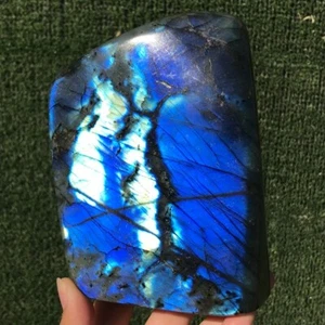 1420G Raro Natural Labradorita Cuarzo Forma Libre Cristal Mineral Muestra Curación - Imagen 1 de 13