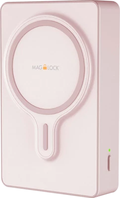 Banco de energía magnético MyCharge Maglock 6K l color: rosa Foto 1 de 4
