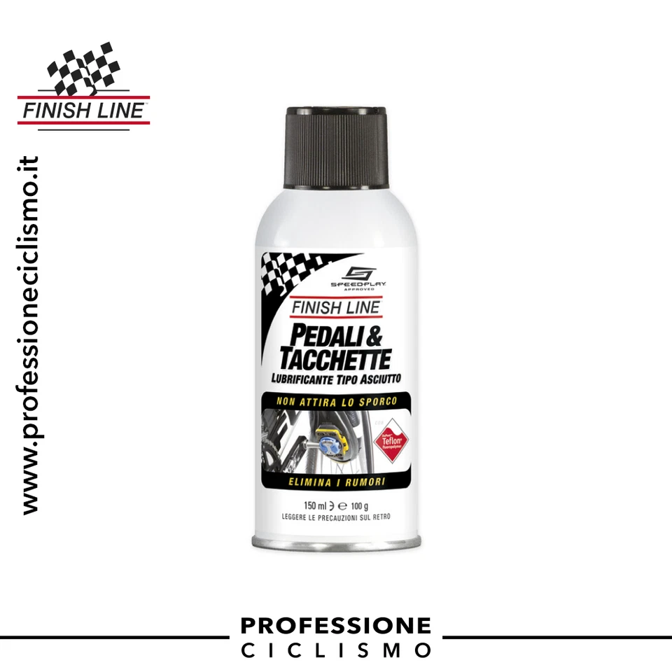 FINISH LINE PEDALI E TACCHETTE LUBRIFICANTE BIKE TIPO ASCIUTTO - Immagine 1 di 1