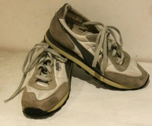 True Vintage PUMA Hawaiian Trainers Taiwan Size 5/38 Grey City Series Sneakers - Picture 1 of 8