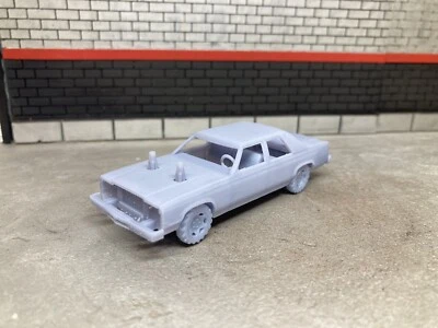 1/64 Scale 3D Printed Box Crown Vic  Demolition Derby Car For Diecast Diorama - Image 1 of 4