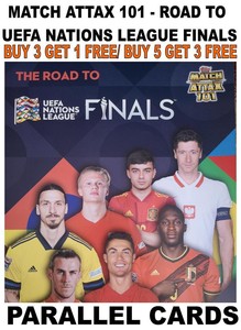 MATCH ATTAX 101 UEFA NATIONS LEAGUE 2022 - PARALLEL CARDS