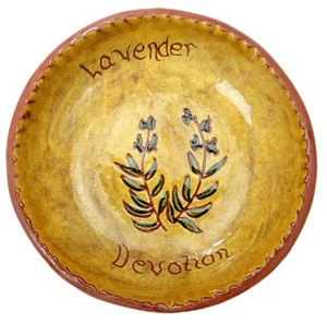 Lavendel Kräuter Hingabe 5,5" Catch All Schmuck Tablett KSL 1991 - Bild 1 von 3
