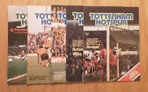 Tottenham Hotspur 1979/80 Selection of Home League Programmes from menu - Picture 1 of 8
