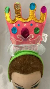 Pink Crown PRINCESS Headband Costume Hat - Picture 1 of 2