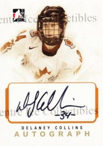 2007-08 ITG O Canada Auto #ADC Delaney Collins
