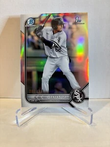 Bowman Chrome Prospects 2022 refractor #/499 Lenyn Sosa RC #BCP-76 White Sox - Imagen 1 de 2