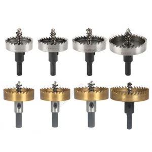 12-100mm HSS Titanium Hole Saw Tooth Drill Bit for Stainless Steel Metal Cutter - Picture 1 of 13