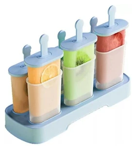Popsicle Molds Set 6 Pieces Ice Popsicle Maker-BPA Free Easy-Release Ice Pop - Picture 1 of 8