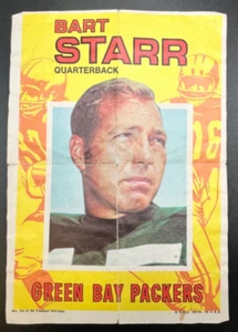 1971 Topps Posters Inserts #10 Bart Starr - Picture 1 of 2