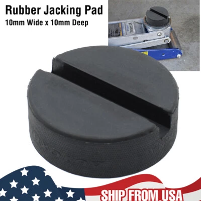 Rubber Trolley Jack Pad Pinch Weld Floor Jacking Lifting Puck Classic Adapter x1 - Image 1 of 4