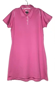 Adidas Formotion Tennis Dress Women's 10 Pink Short Sleeve Collared Climacool - Picture 1 of 17