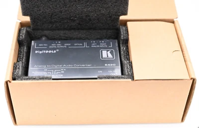 Kramer Digitools 6420 Analog to Digital Audio Converter Balanced Stereo NEW - Image 1 of 2