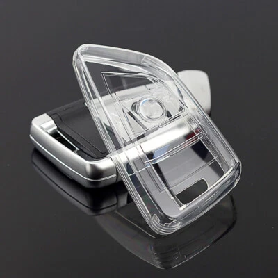 Estuche de llaves transparente bolsa carcasa llavero soporte para BMW 1 2 5 6 7 Series X1 X3 X4 X5 Foto 1 de 4
