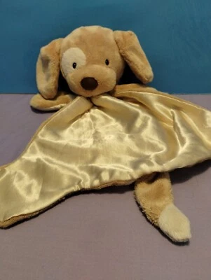 Gund HUGGYBUDDY 15" Peluche Beige Cachorro Perro-SPUNKY Lovey Manta de Seguridad (058968) Foto 1 de 4