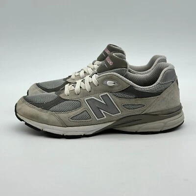 New Balance 990v3 GS Kids Size 6.5 Gray Suede Athletic Comfort Sneaker GC990GY3 - Image 1 of 4