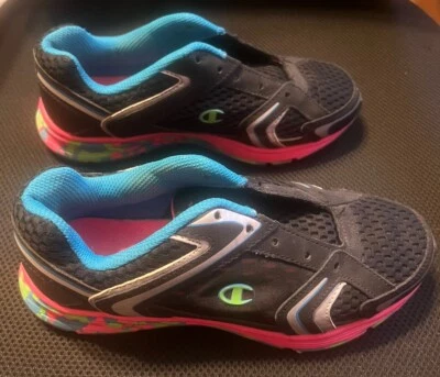 Tenis deportivos Champion Lattice para correr púrpura negro rosa para mujer talla 7 1/2 Foto 1 de 4