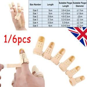 Plastic Mallet Finger Splint Joint Support Brace Protection Fracture Pain UK - Picture 1 of 21