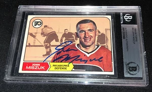 JOHN MISZUK SIGNED 1968 TOPPS FLYERS CARD BECKETT AUTHENTICATED 00012520986 - Picture 1 of 2