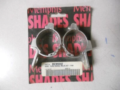 Kit de reubicación de señal de giro NOS Memphis Shades se adapta a: Yamaha 91-97 XV750 MEM9992 Foto 1 de 3