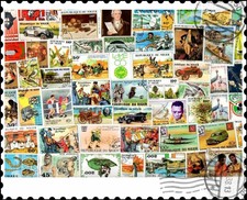 Niger : 200 francobolli diversi Collezione
