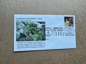 US Celebrate Century FDC #3191 (1990-05) +Endangered Species +Great Blue Heron - Picture 1 of 1