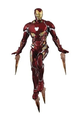 Figura de acción ThreeZero Avengers Infinity Saga Iron Man Mark L 50 DLX escala 1:12 Foto 1 de 4