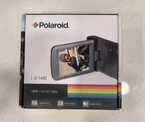 Polaroid Camcorder ID1440-BLK 14MP/4x Digital Zoom HD 1080p w/2.7" Touchscreen - Picture 1 of 3
