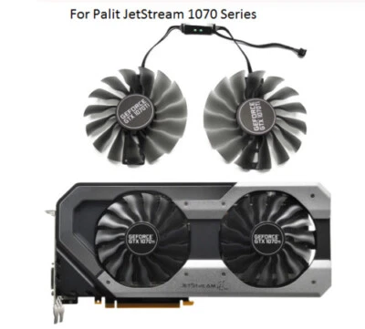 Cooler Fan For GeForce Palit Jetstream GTX 1070Ti 1070 Ti GPU VGA HQ GAA8S2U - Image 1 of 4