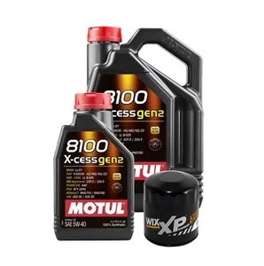 6L Motul 8100 X-CESS GEN2 5W-40 Wix XP Filter Motor Oil Change Kit API SN - Picture 1 of 1