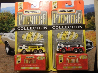Matchbox 1995 Premiere Collection LOT 2 Springfield Fire Department BAY DISTRICT - Image 1 of 4