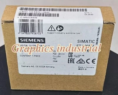 1PCS New Siemens Module 6ES7132-6BF01-0BA0 6ES7 132-6BF01-0BA0 Fast Shipping - Image 1 of 4